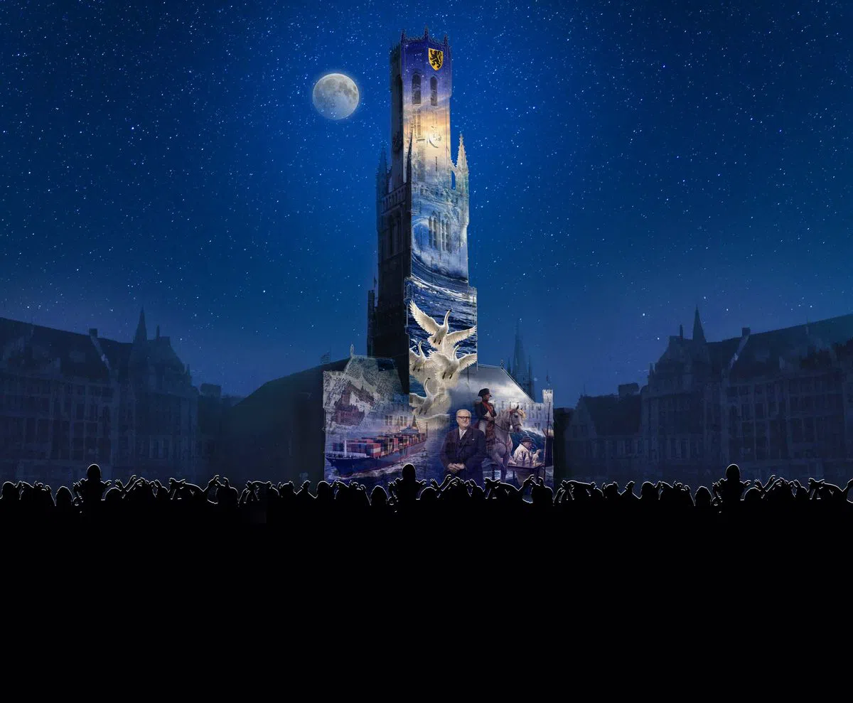 Het Belfort Vertelt (The Belfry as Storyteller), Markt, Bruges