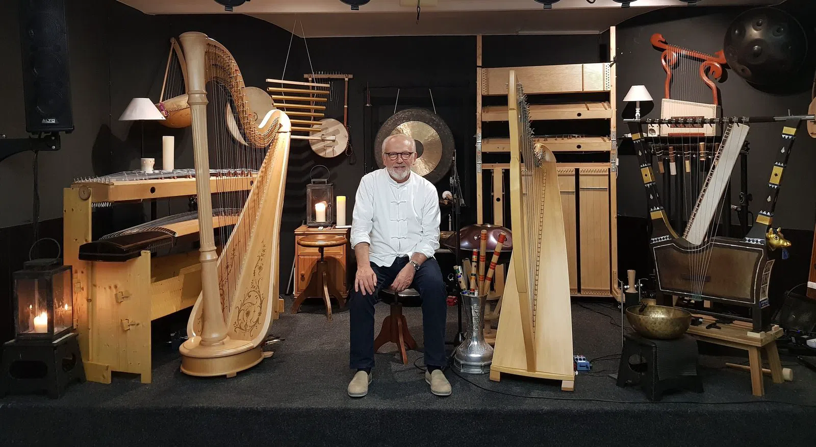 Luc Vanlaere Harp Concert & Mini Harp Museum, Bruges